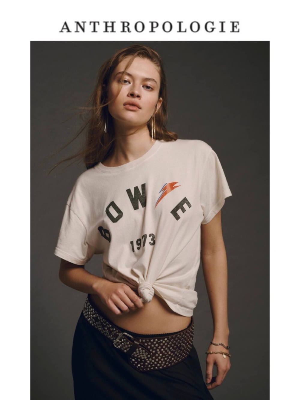 Anthropologie Letluv Bowie 1973 Tee